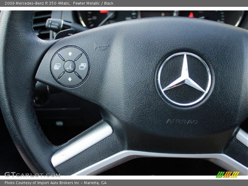 Pewter Metallic / Black 2009 Mercedes-Benz R 350 4Matic