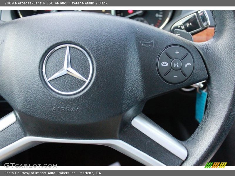 Pewter Metallic / Black 2009 Mercedes-Benz R 350 4Matic
