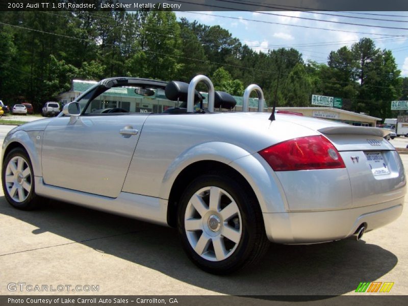 Lake Silver Metallic / Ebony 2003 Audi TT 1.8T Roadster