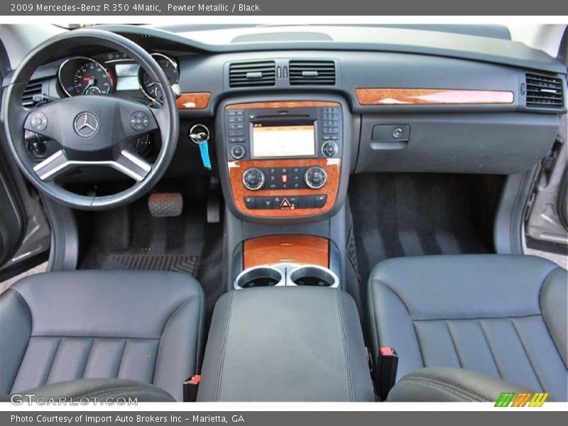 Pewter Metallic / Black 2009 Mercedes-Benz R 350 4Matic