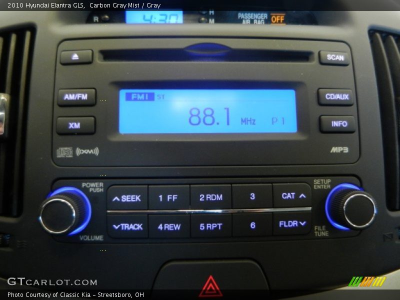 Carbon Gray Mist / Gray 2010 Hyundai Elantra GLS