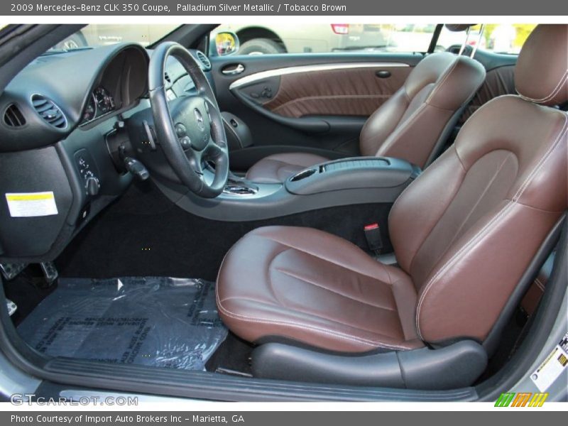  2009 CLK 350 Coupe Tobacco Brown Interior