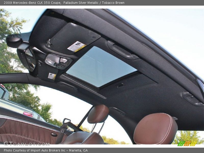 Sunroof of 2009 CLK 350 Coupe