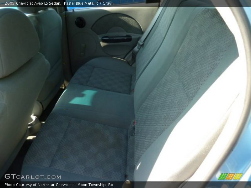 Pastel Blue Metallic / Gray 2005 Chevrolet Aveo LS Sedan