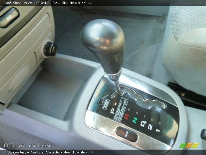 Pastel Blue Metallic / Gray 2005 Chevrolet Aveo LS Sedan