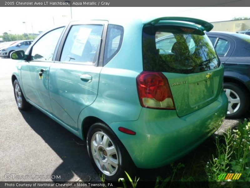 Aqua Metallic / Gray 2005 Chevrolet Aveo LT Hatchback