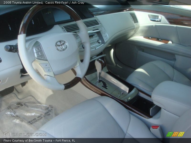 Cassis Red Pearl / Ash Gray 2008 Toyota Avalon Limited