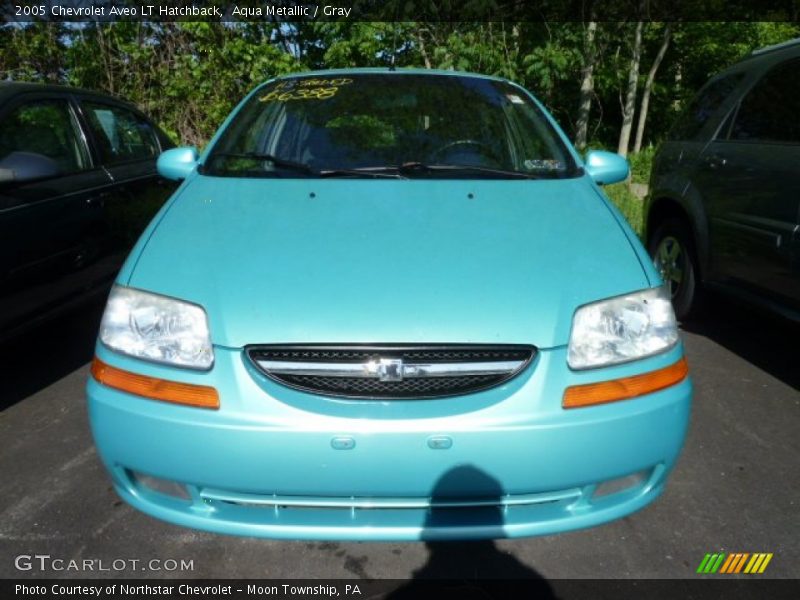 Aqua Metallic / Gray 2005 Chevrolet Aveo LT Hatchback