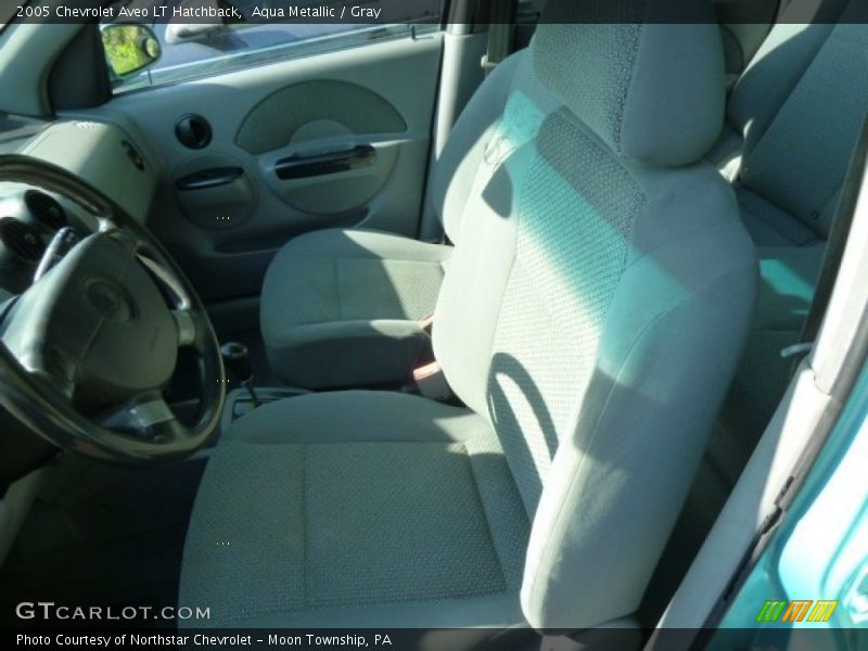 Aqua Metallic / Gray 2005 Chevrolet Aveo LT Hatchback
