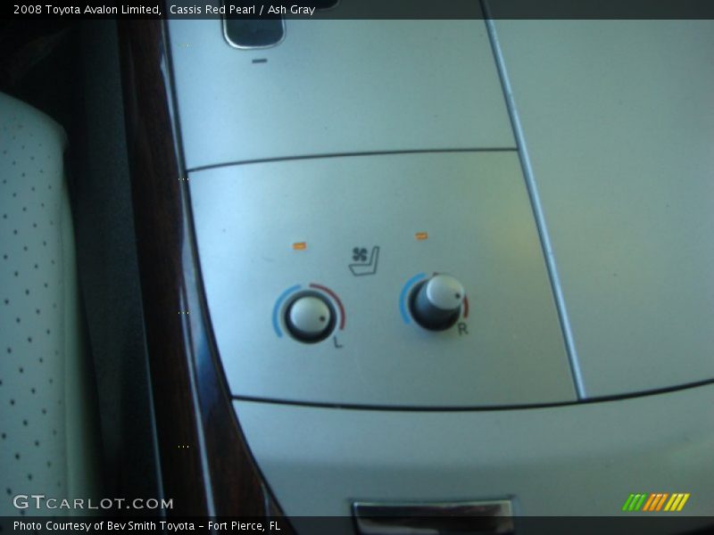 Cassis Red Pearl / Ash Gray 2008 Toyota Avalon Limited