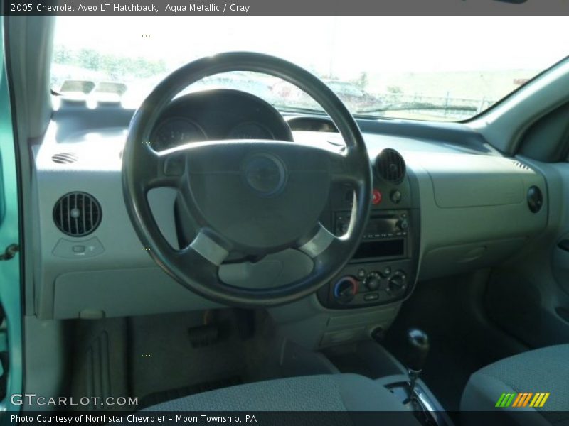 Aqua Metallic / Gray 2005 Chevrolet Aveo LT Hatchback