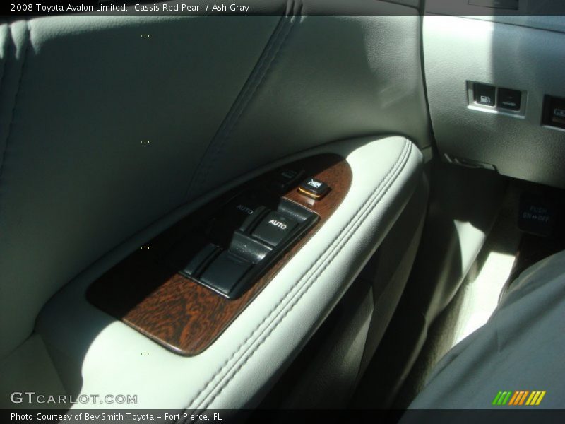 Cassis Red Pearl / Ash Gray 2008 Toyota Avalon Limited