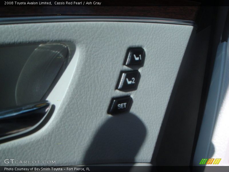 Cassis Red Pearl / Ash Gray 2008 Toyota Avalon Limited
