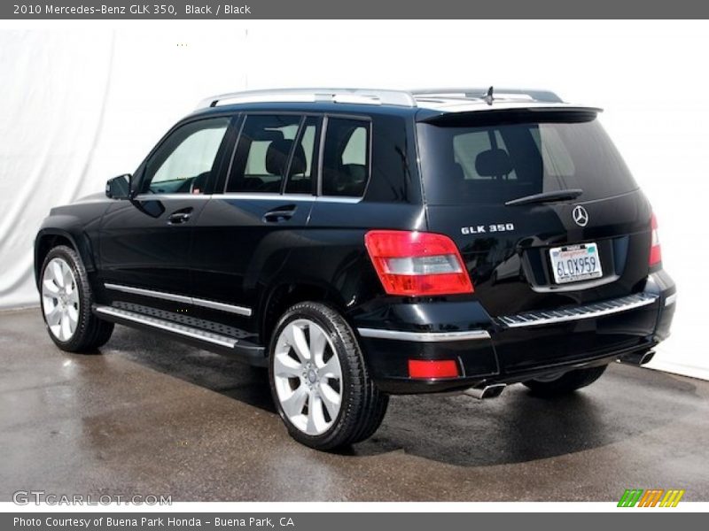Black / Black 2010 Mercedes-Benz GLK 350