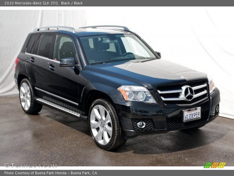 Black / Black 2010 Mercedes-Benz GLK 350