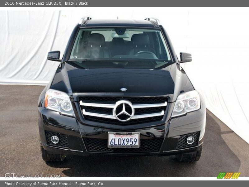 Black / Black 2010 Mercedes-Benz GLK 350