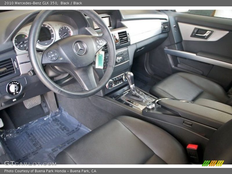 Black / Black 2010 Mercedes-Benz GLK 350