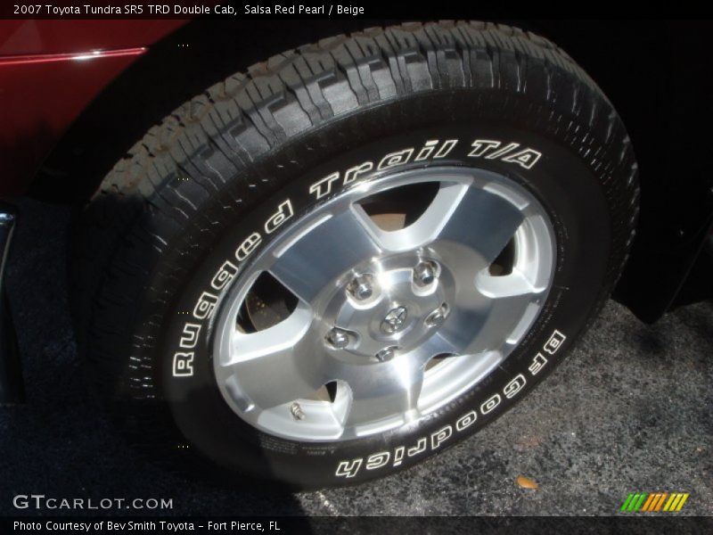 Salsa Red Pearl / Beige 2007 Toyota Tundra SR5 TRD Double Cab