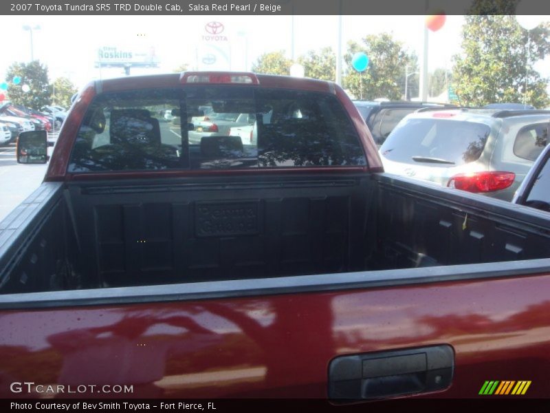 Salsa Red Pearl / Beige 2007 Toyota Tundra SR5 TRD Double Cab