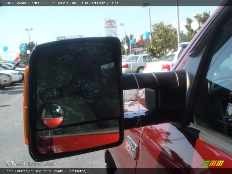 Salsa Red Pearl / Beige 2007 Toyota Tundra SR5 TRD Double Cab