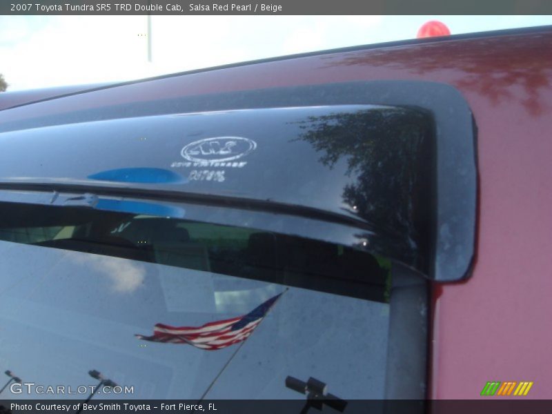 Salsa Red Pearl / Beige 2007 Toyota Tundra SR5 TRD Double Cab