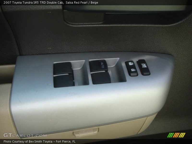 Salsa Red Pearl / Beige 2007 Toyota Tundra SR5 TRD Double Cab