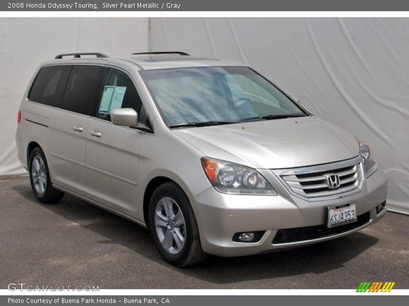 Silver Pearl Metallic / Gray 2008 Honda Odyssey Touring