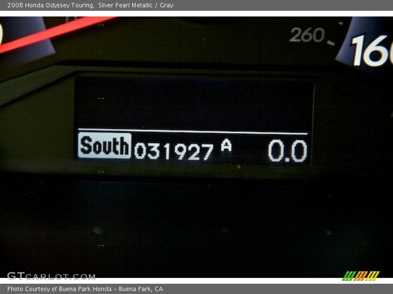 Silver Pearl Metallic / Gray 2008 Honda Odyssey Touring