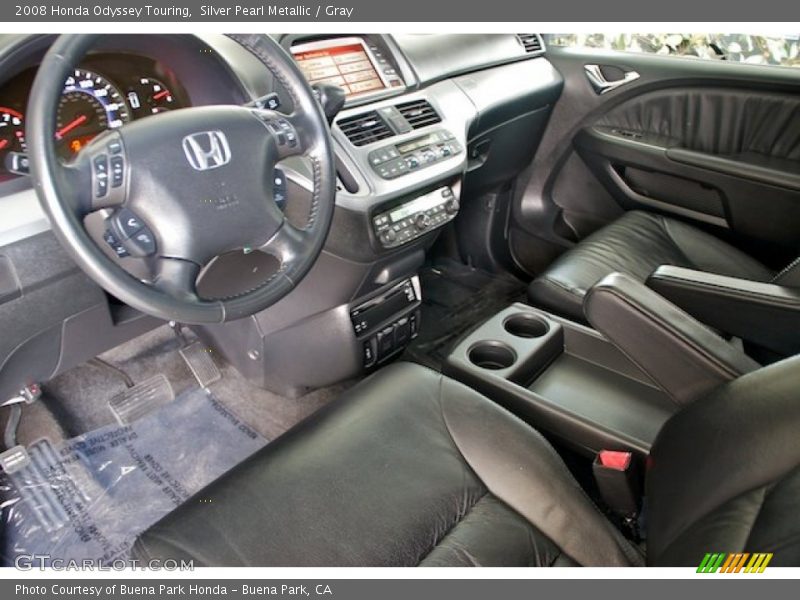 Silver Pearl Metallic / Gray 2008 Honda Odyssey Touring