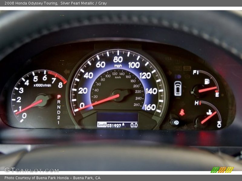 Silver Pearl Metallic / Gray 2008 Honda Odyssey Touring