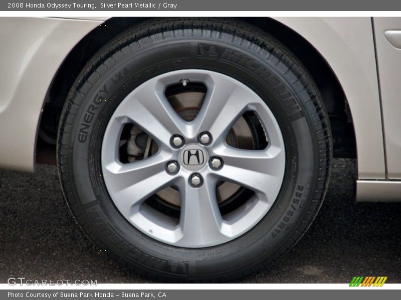 Silver Pearl Metallic / Gray 2008 Honda Odyssey Touring