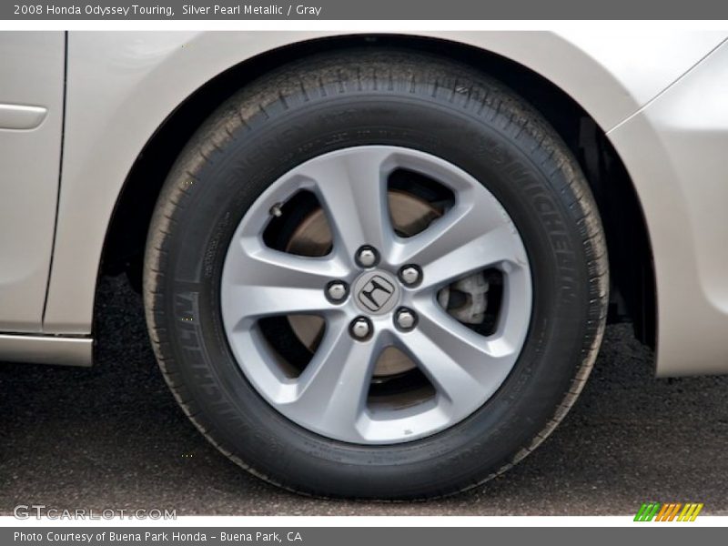 Silver Pearl Metallic / Gray 2008 Honda Odyssey Touring