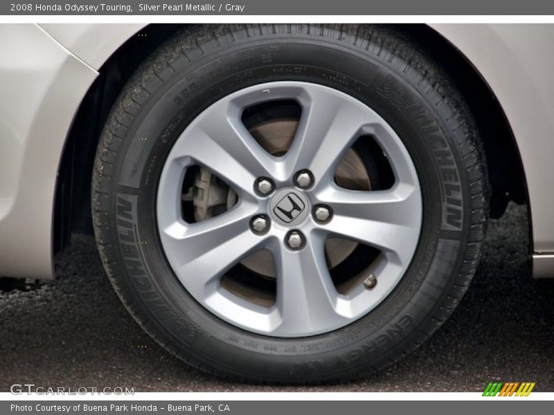 Silver Pearl Metallic / Gray 2008 Honda Odyssey Touring