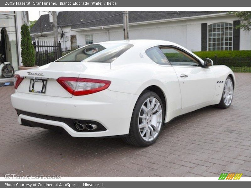 Bianco Eldorado (White) / Beige 2009 Maserati GranTurismo