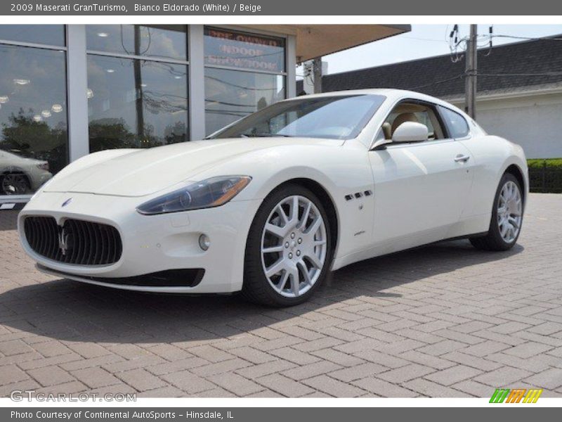 Bianco Eldorado (White) / Beige 2009 Maserati GranTurismo