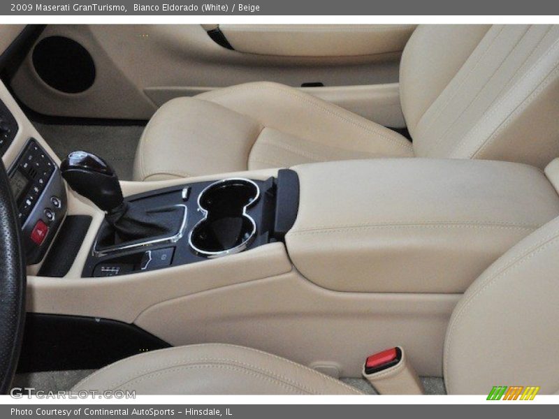 Bianco Eldorado (White) / Beige 2009 Maserati GranTurismo