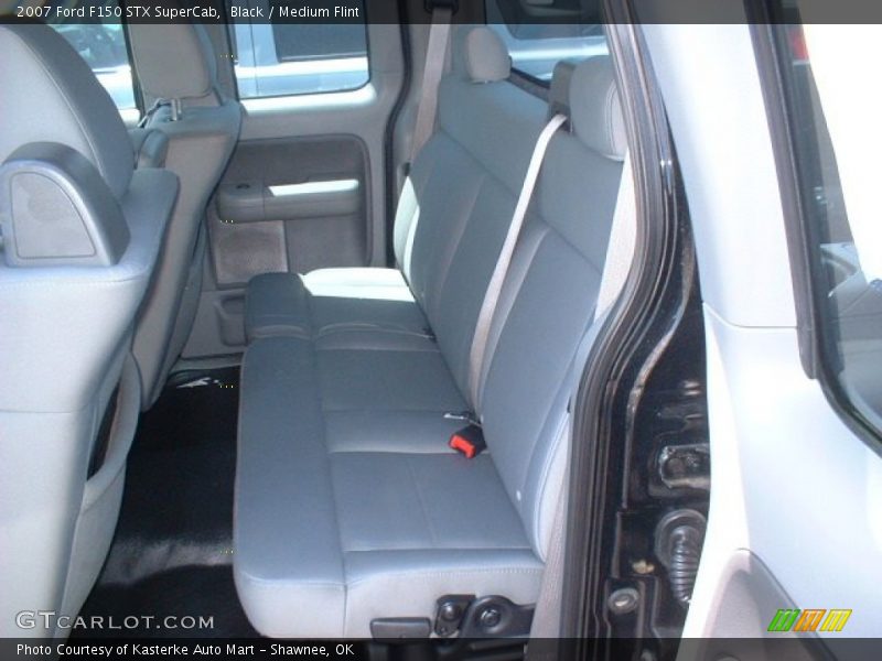 Black / Medium Flint 2007 Ford F150 STX SuperCab