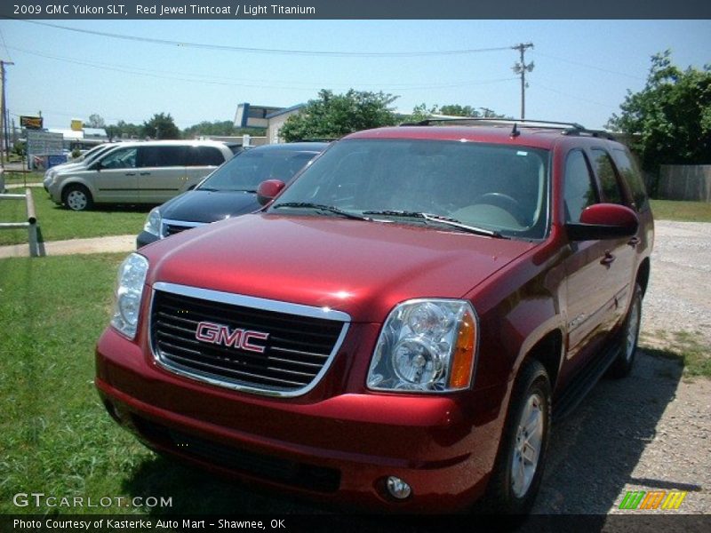 Red Jewel Tintcoat / Light Titanium 2009 GMC Yukon SLT