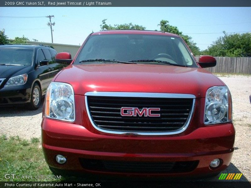 Red Jewel Tintcoat / Light Titanium 2009 GMC Yukon SLT