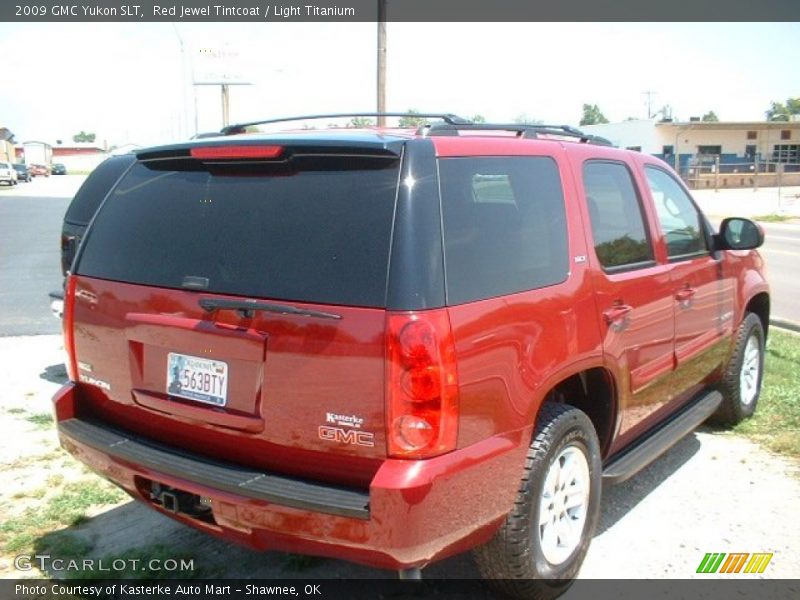 Red Jewel Tintcoat / Light Titanium 2009 GMC Yukon SLT