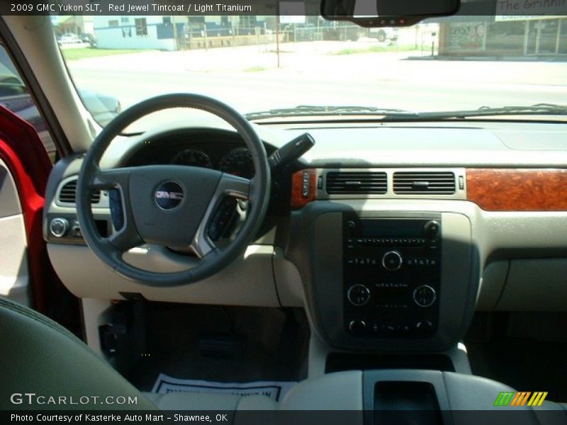 Red Jewel Tintcoat / Light Titanium 2009 GMC Yukon SLT