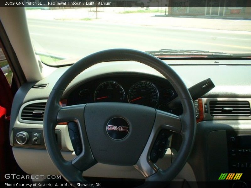 Red Jewel Tintcoat / Light Titanium 2009 GMC Yukon SLT