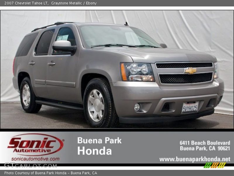 Graystone Metallic / Ebony 2007 Chevrolet Tahoe LT