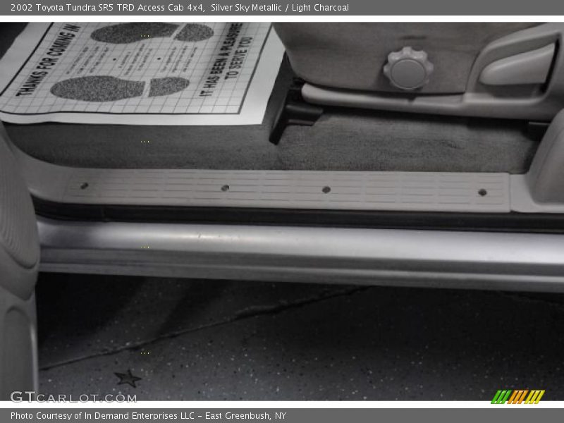 Silver Sky Metallic / Light Charcoal 2002 Toyota Tundra SR5 TRD Access Cab 4x4