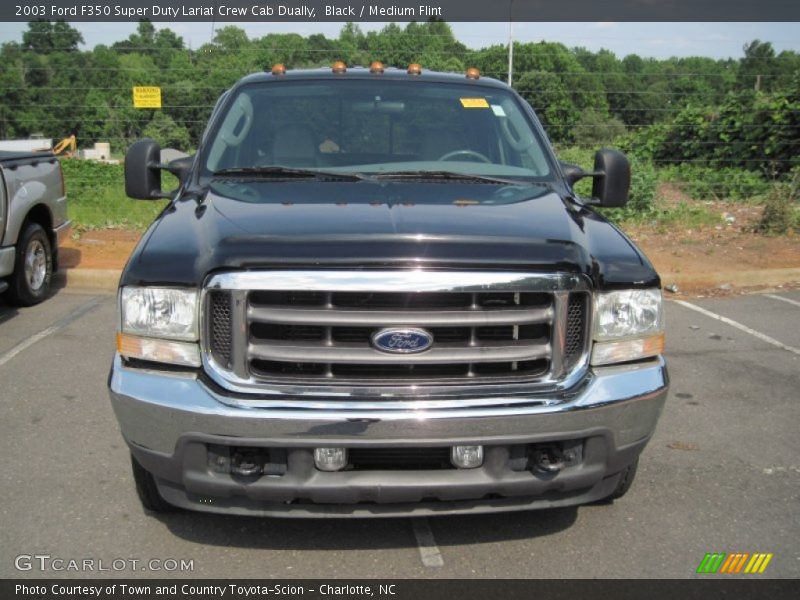 Black / Medium Flint 2003 Ford F350 Super Duty Lariat Crew Cab Dually