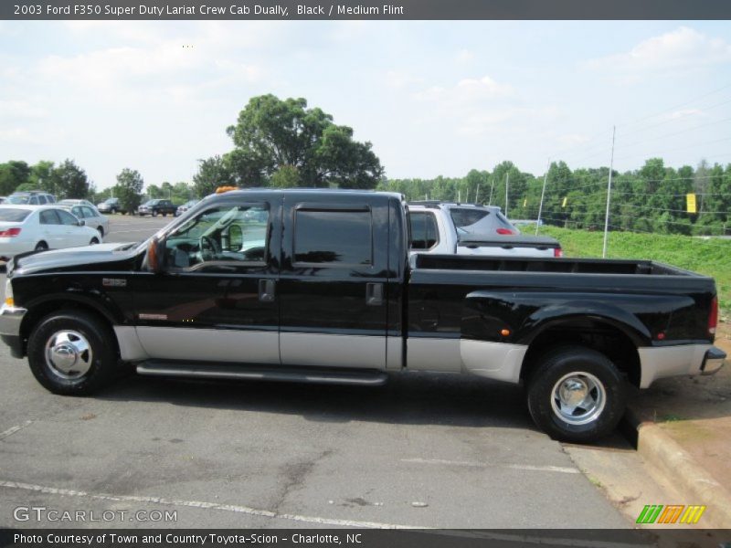 Black / Medium Flint 2003 Ford F350 Super Duty Lariat Crew Cab Dually