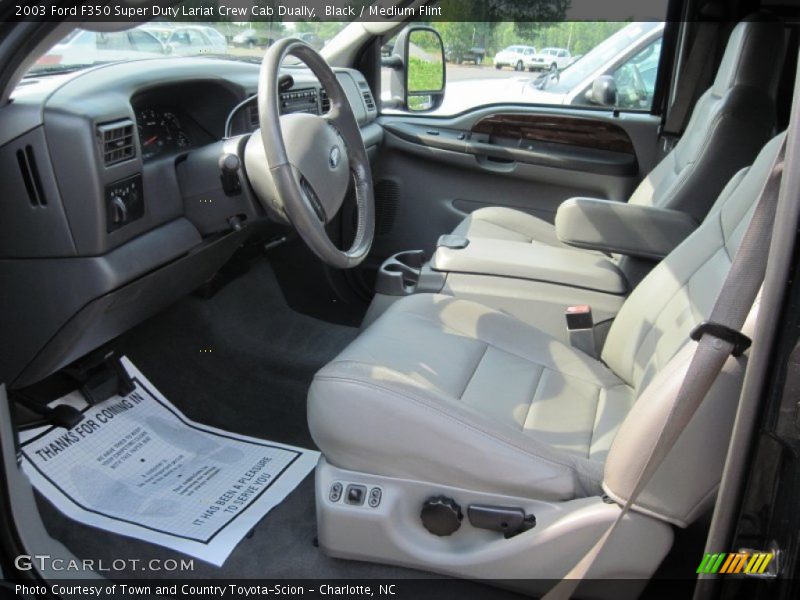 Black / Medium Flint 2003 Ford F350 Super Duty Lariat Crew Cab Dually