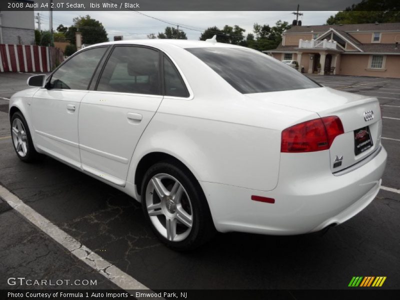 Ibis White / Black 2008 Audi A4 2.0T Sedan