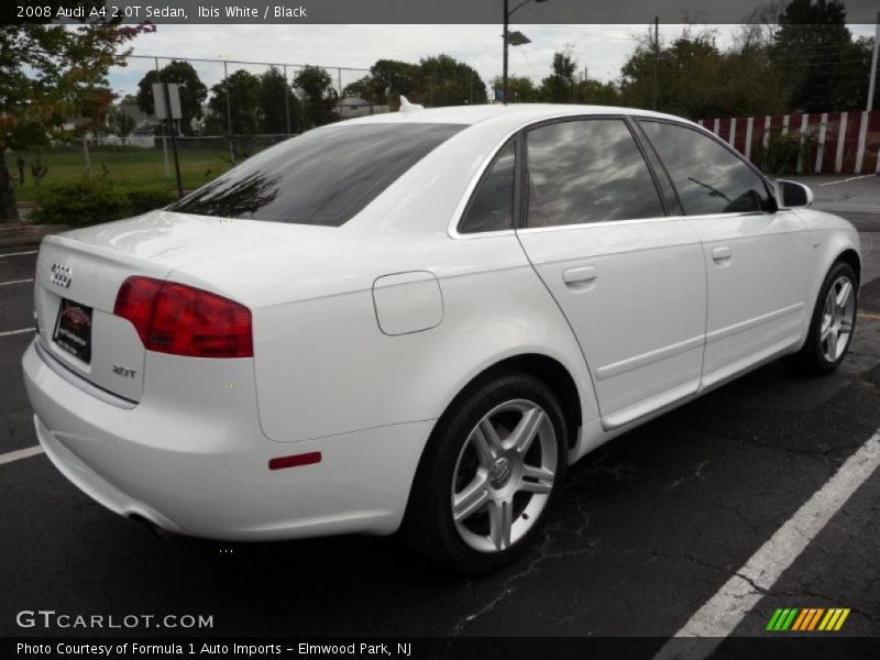 Ibis White / Black 2008 Audi A4 2.0T Sedan