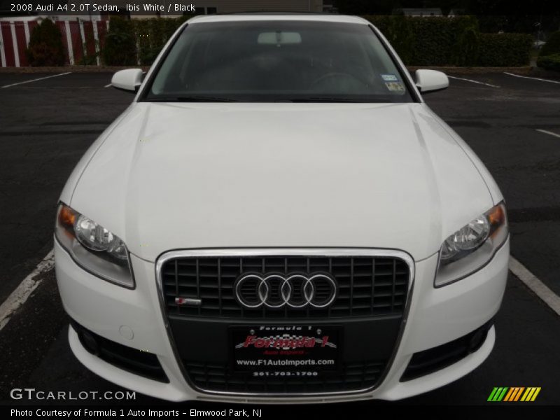 Ibis White / Black 2008 Audi A4 2.0T Sedan